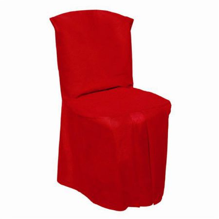 housse de chaise 5 pcs rouge anniversaire communion mariage fete feudartifice cotillons 