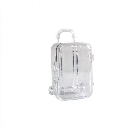 valise transparente 2 pcs anniversaire communion mariage fete feudartifice cotillons 