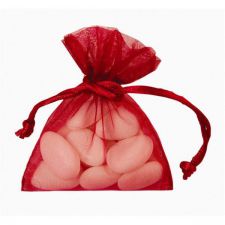 sac organza bordeaux 10 pcs anniversaire communion mariage fete feudartifice cotillons 