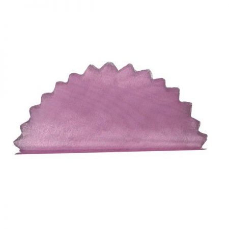 voile nacre rose festonne 25pcs anniversaire communion mariage fete feudartifice cotillons 