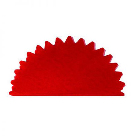 voile nacre rouge festonne 25pcs anniversaire communion mariage fete feudartifice cotillons 