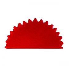 voile nacre rouge festonne 25pcs anniversaire communion mariage fete feudartifice cotillons 