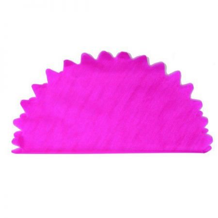 voile nacre fuschia festonne 25pcs anniversaire communion mariage fete feudartifice cotillons 