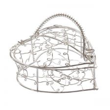 coeur tresse metal anniversaire communion mariage fete feudartifice cotillons