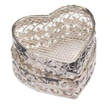 coeur argent anniversaire communion mariage fete feudartifice cotillons
