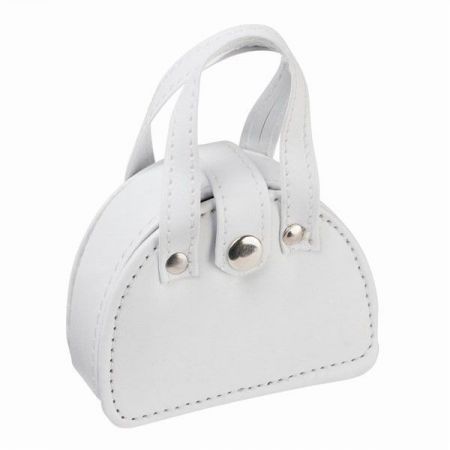 sac a main cuir blanc anniversaire communion mariage fete feudartifice cotillons 
