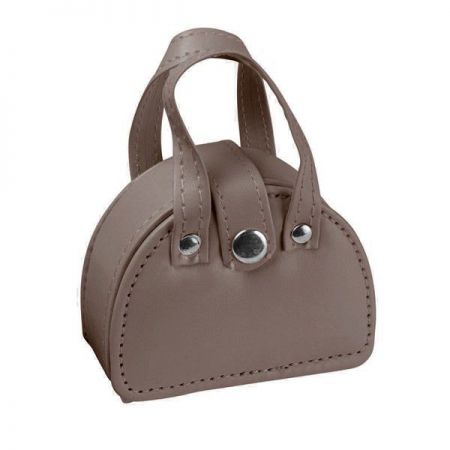 sac a main cuir taupe anniversaire communion mariage fete feudartifice cotillons 