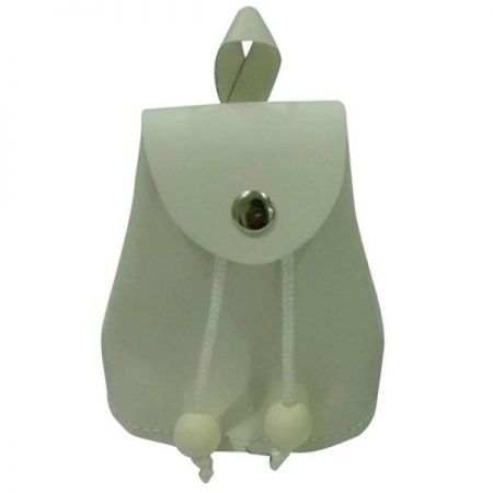 sac a dos cuir blanc anniversaire communion mariage fete feudartifice cotillons 