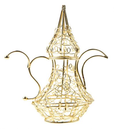 70212 3 or theiere magique tirelire marque place chaise photophore metal or argent flamme bougie assiette champignon boule verre  