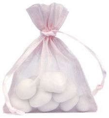 70017 5 rosesachet organdi boite bonbon dragee serviette disco theme fete ceremonie table decoration 4