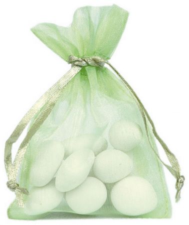 70017 10 vertsachet organdi boite bonbon dragee serviette disco theme fete ceremonie table decoration 4 