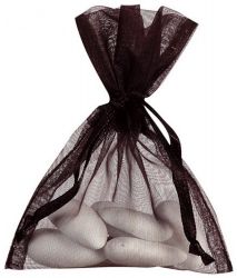 70017 11 noirsachet organdi boite bonbon dragee serviette disco theme fete ceremonie table decoration 4