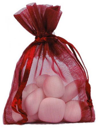 70017 21 bordeauxsachet organdi boite bonbon dragee serviette disco theme fete ceremonie table decoration 4 