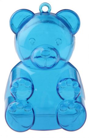 70021 8 turquoiseours coeur lapin lait boite bonbon dragee serviette disco theme fete ceremonie table decoration 