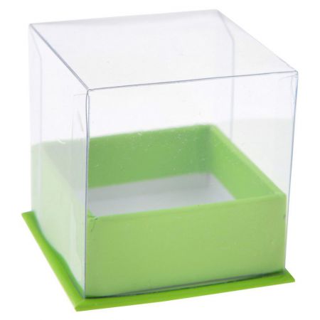 70098 10 vertboite carree cornet valise coffret paillette boite sapin pvc turquoise ours coeur lapin lait boite bonbon dragee serviette disco theme  