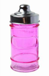 3855 15 fuchsiapot bocal verre dragee bapteme fete ceremonie ambiance