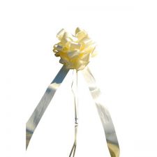 noeud geant voiture ecru 108mx7cm anniversaire communion mariage fete feudartifice cotillons