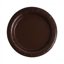 assiette laquee chocolat les 10 pieces anniversaire communion mariage fete feudartifice cotillons