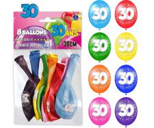 bal04 ballon chiffre anniversaire 30 ans pas cher 