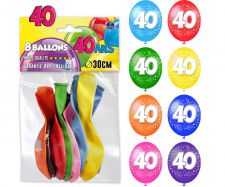 bal05 ballon chiffre anniversaire 40 ans age pas cher top fete 