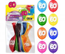 bal07 ballon chiffre anniversaire 60 ans age pas cher top fete 