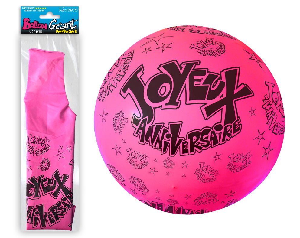 Ballon Geant Anniversaire Rose Top Fete Ballon Geant Anniversaire Rose Top Fete
