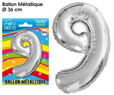 balmc09 ballon metallique chiffre 9 age deco anniversaire top fete 