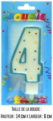 bbcgb04 bougie geante bleu deco anniversaire age top fete pas cher 