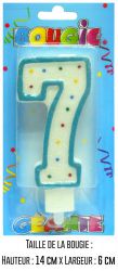 bbcgb07 bougie geante bleu deco anniversaire age top fete pas cher 
