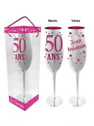 flcr05 flute champagne humoristique pas cher top fete age 18 ans anniversaire deco rose