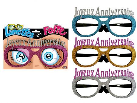 luna00 lunette humoristique joyeux anniversaire geante top fete deco 