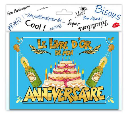 ldor00 livre or humoristique anniversaire chiffre age ans deco 