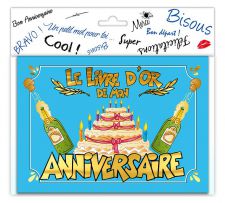 ldor00 livre or humoristique anniversaire chiffre age ans deco 