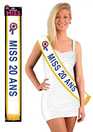 echarpe miss 20 ans 