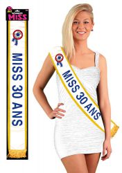 echarpe miss 30 ans 