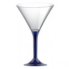 verre cocktail plastique top fete deco mariage pas cher bleu marine 