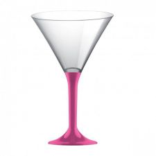 verre cocktail plastique top fete deco mariage pas cher rose 