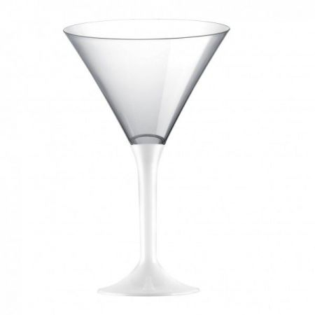 verre cocktail plastique top fete deco mariage pas cher blanc 