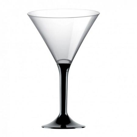 verre cocktail plastique top fete deco mariage pas cher noir 1 