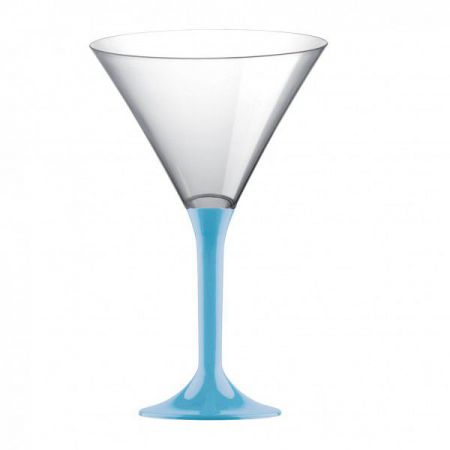verre cocktail plastique top fete deco mariage pas cher bleu turquoise 