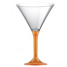 verre cocktail plastique top fete deco mariage pas cher orange mandarine 