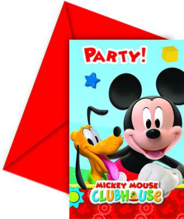 0006400 playful mickey invitations top fete licence mickey mouse disney 