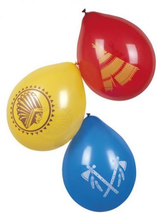 b44116 ballons indians 25 decoration anniversaire pas cher top fete boland 