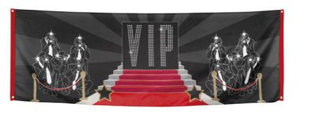 b44155 banniere vip decoration anniversaire top fete pas cher 