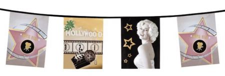 b44200 drisse hollywood decoration anniversaire top fete boland pas cher 