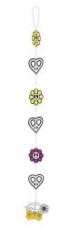 b44505 suspension suspendue hippie decoration anniversaire pas cher top fete boland