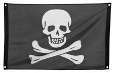 b74162 drapeau decoration salle anniversaire pas cher top fete boland pirate 
