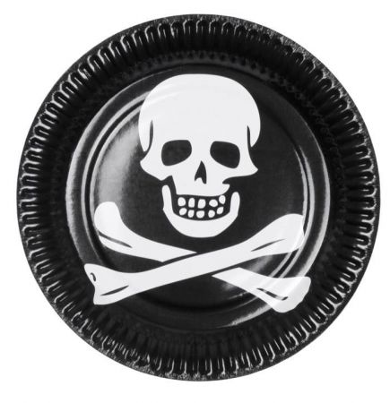 b74167 assiette pirate vaisselle jetable pas cher decoration anniversaire top fete 