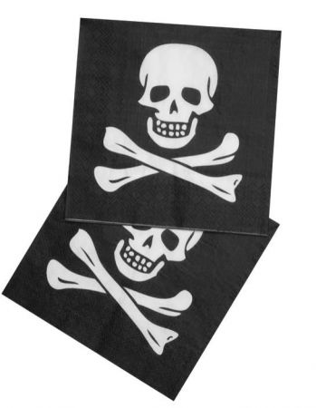 b74169 serviette pirate vaisselle jetable pas cher decoration anniversaire top fete 