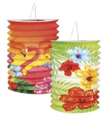 b52508 lanterne guirlande hibiscus decoration anniversaire pas cher top fete
